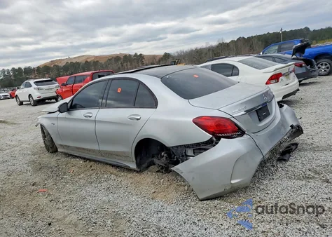 2020 Mercedes-Benz C 43 Amg из США, поврежденный, VIN 55SWF6EB6LU329926